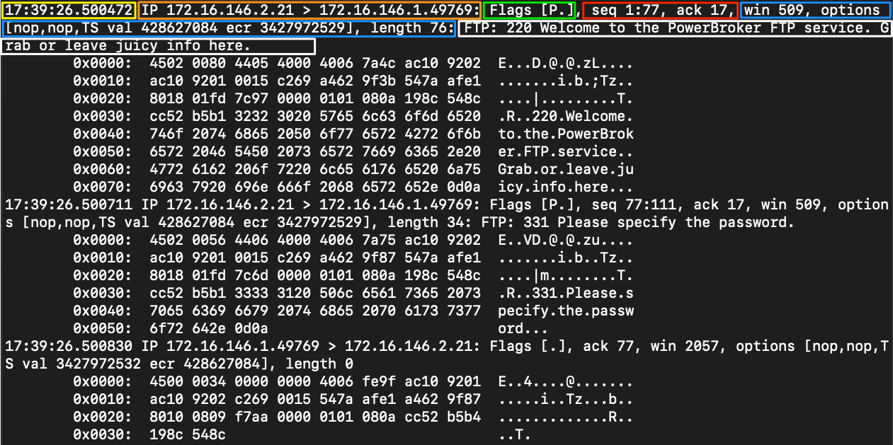tcpdump example capture